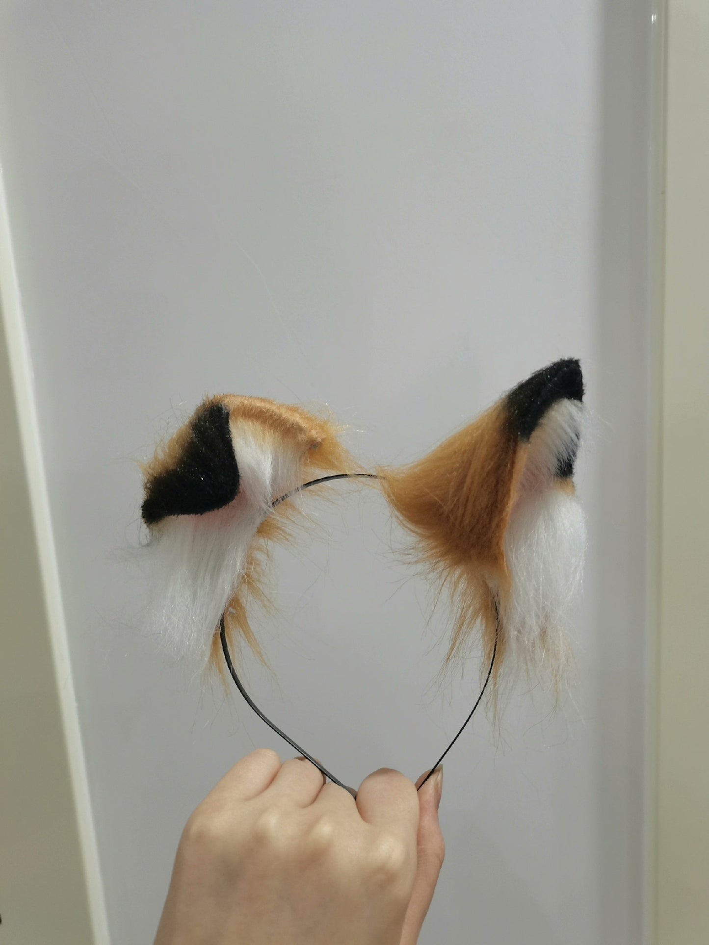 Cosplay Fox Ears Cos Fox Ears Headband Kit Cosplay Hairclips Hairband Cosplay Fox Costume Accessories Custom Animal Ears Furry Ears Faux Fur