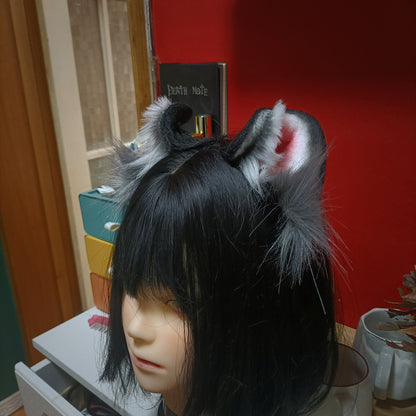 Cosplay Curly Cat Ears Cosplay Fox Headband Hairband Costume Dog Accessories Custom Animal Ears