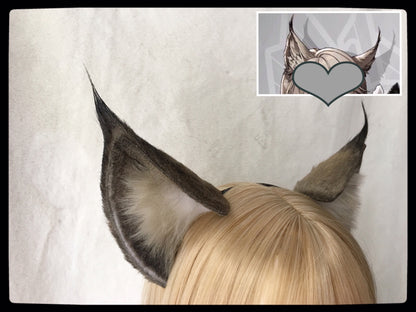 Cosplay Fox Ears Kit Cosplay Arknights Fox Headband Hairband Cosplay Hairclip Costume Accessories Custom Ears