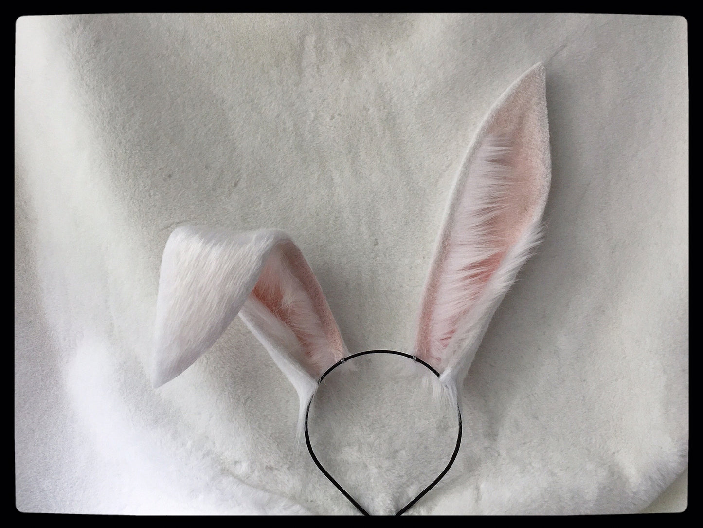 Cos Rabbit Ears Kit Cosplay White Rabbit Headband Hairband Cosplay Bunny Ears