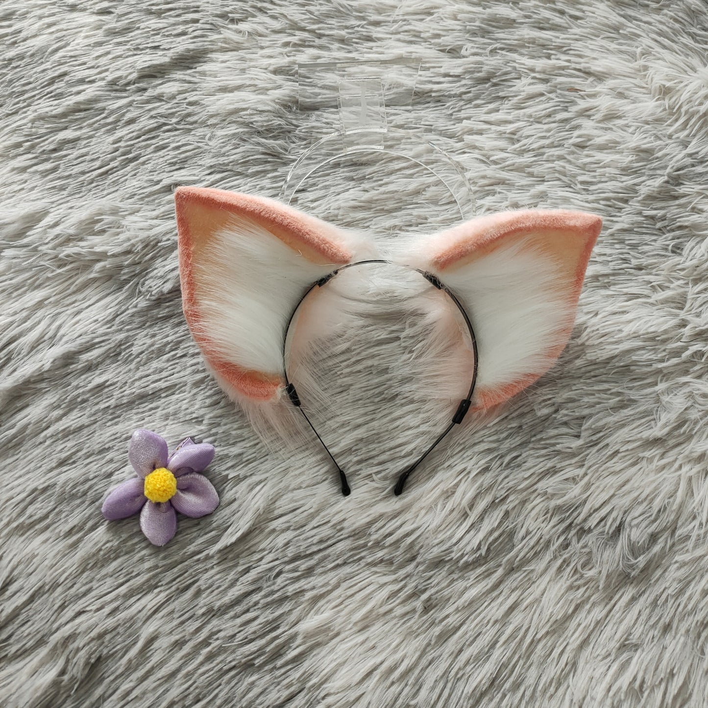 Cosplay Disney LinaBell Ears Tail Kit Cosplay Headdress Hairband Cosplay LinaBell Costume Accessories Custom Animal Ears