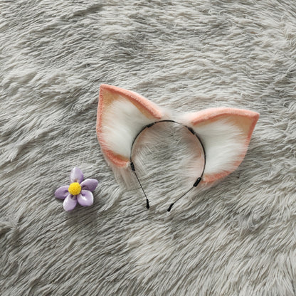 Cosplay Disney LinaBell Ears Tail Kit Cosplay Headdress Hairband Cosplay LinaBell Costume Accessories Custom Animal Ears