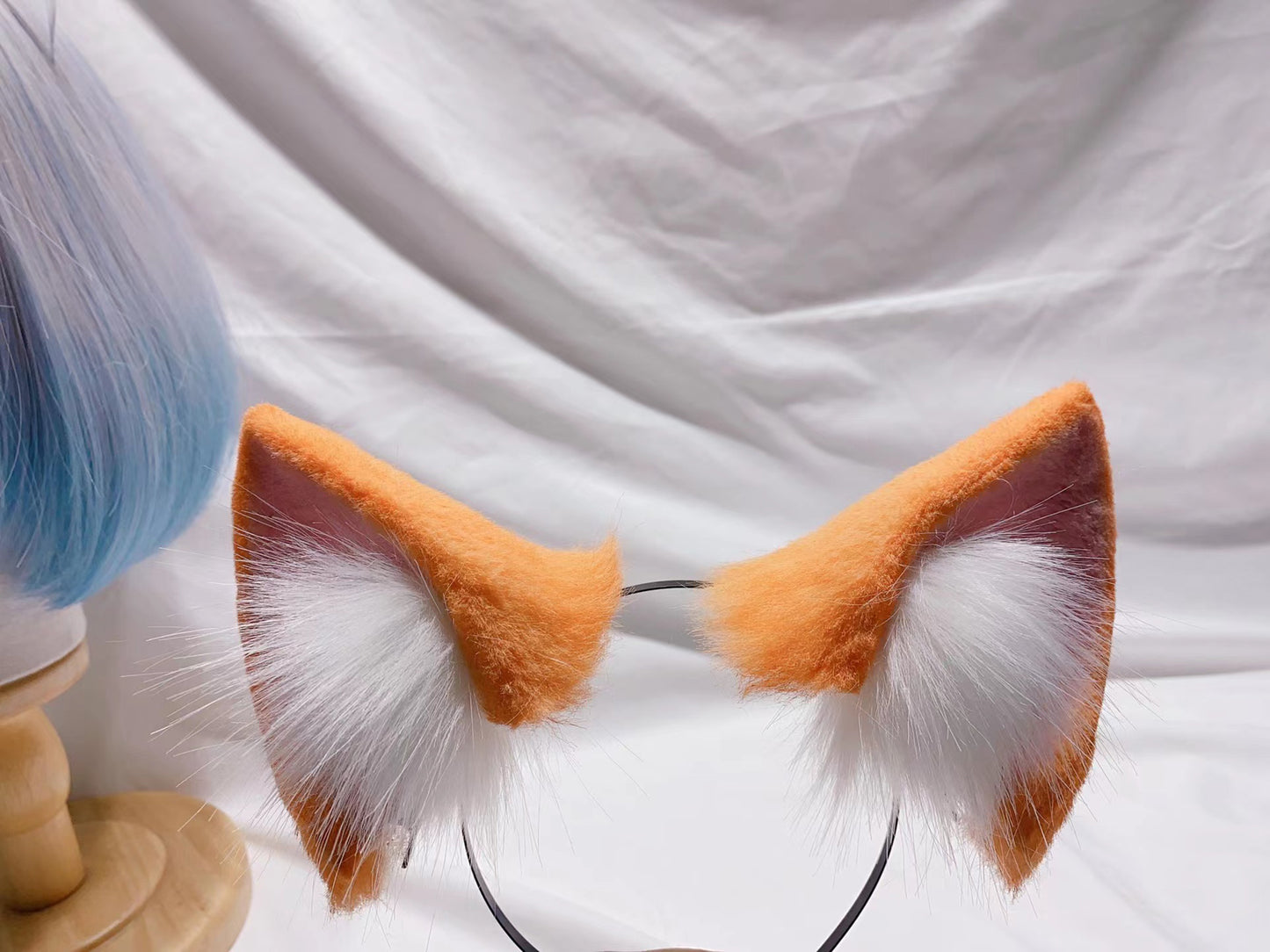 Cosplay Cat Heaband Cosplay Orange Cat headress Hairband Cat Ears Costume Accessories Custom Animal Ears