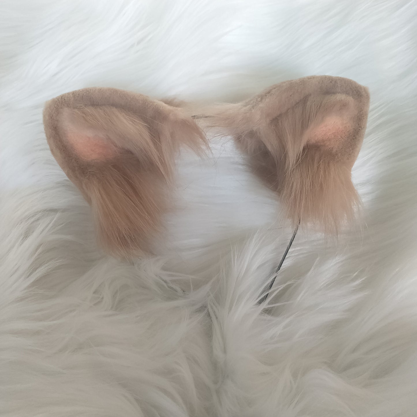 Cat Ears Headband Cosplay Chocolate Headband Hairband Cosplay Cat with Costume Accessories Custom Animal Ears Furry Ears Faux Fur