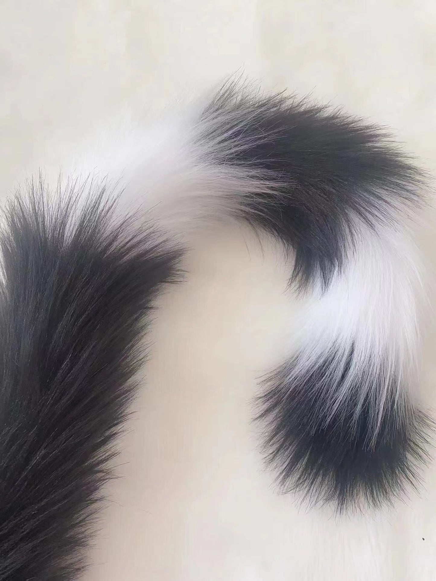 Cos Cat Ears Tail Kit Fluffy Cosplay Cat Headband Hairband Black Cat Ears Costume Accessories Custom Animal Ears