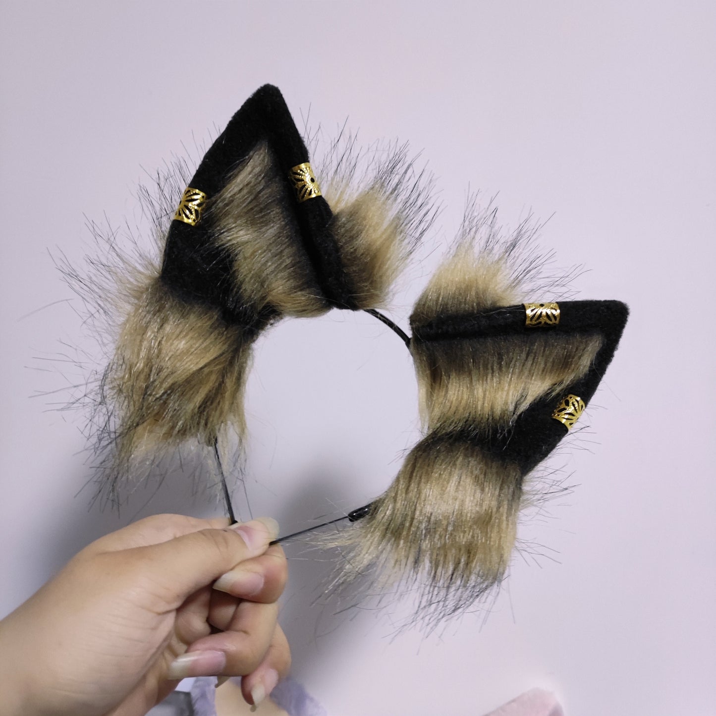 Cosplay Fox Ears Kit Cosplay Cat Headband Hairband with Accessories Cosplay Fox Halloween Costume Accessories Chrsitmas