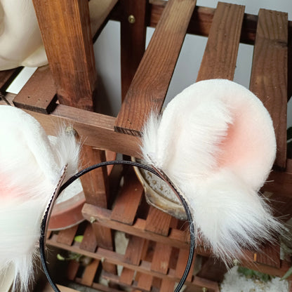 Cosplay Hamster Ears Mouse headband Cosplay Bear Headdress Hairclips Cosplay Hamster Costume Accessories Custom Animal Ears Furry Ears Faux Fur