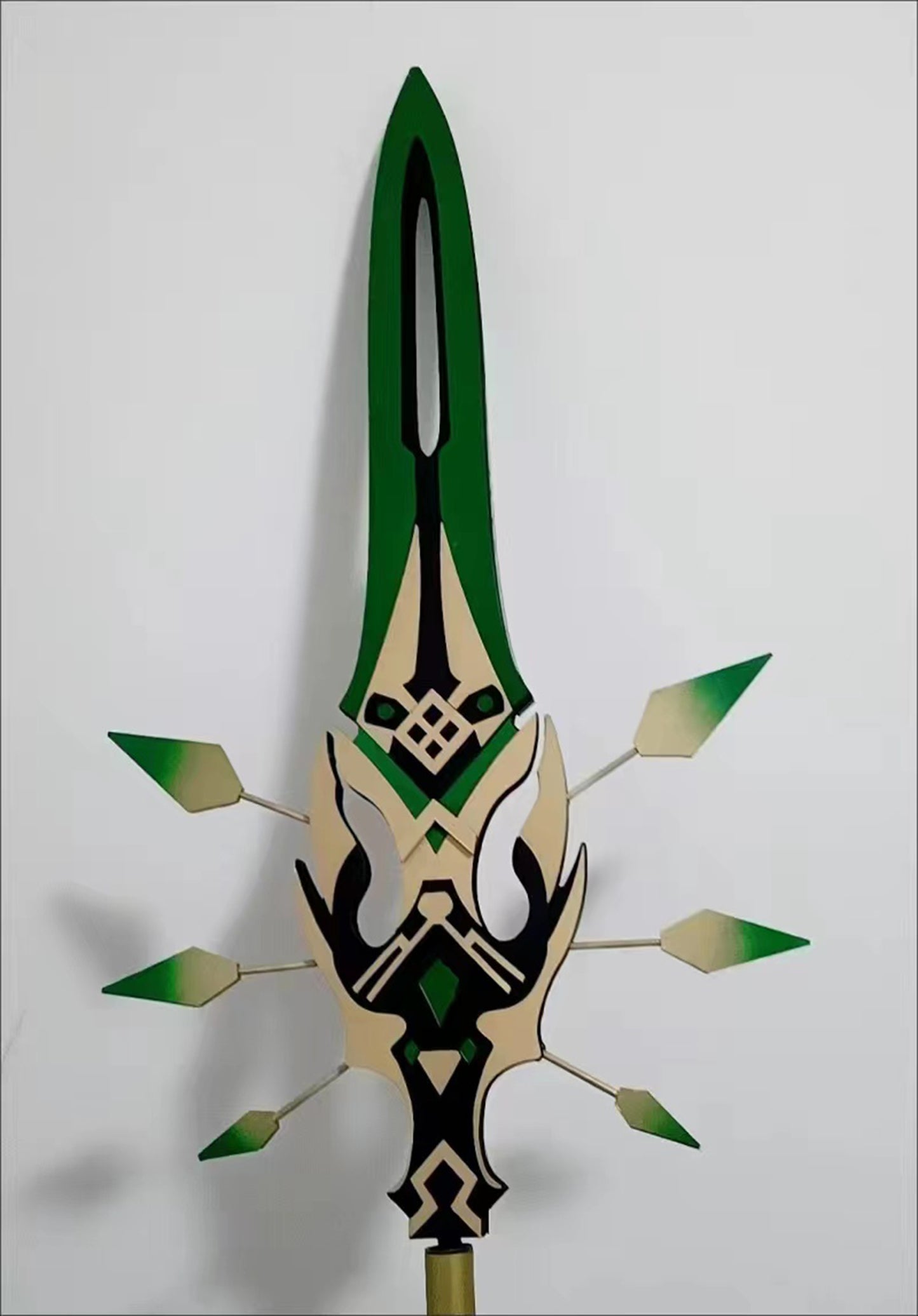 Xiao Weapon Wood Xiao Primordial Jade Winged-Spear Genshin Impact Weapon Cosplay Accessories Other Cosplay Prop