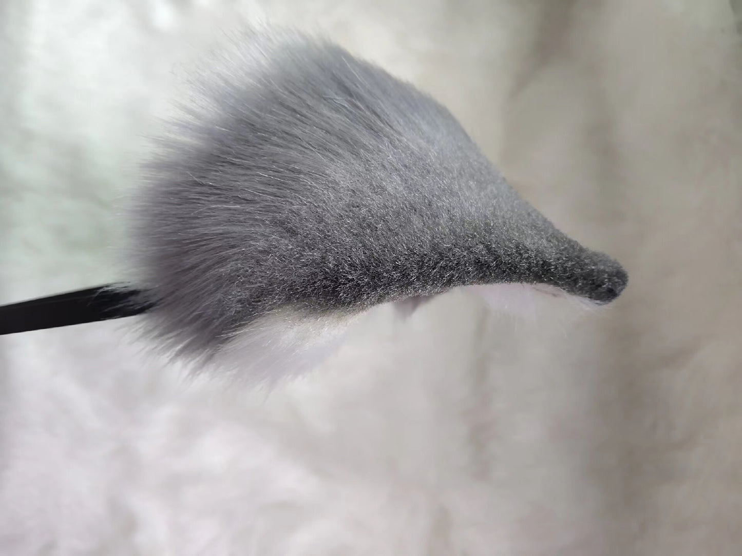 Cosplay Cat Ears Kit Cosplay Headband Hairband Cosplay Grey Cat Costume Animal Accessories